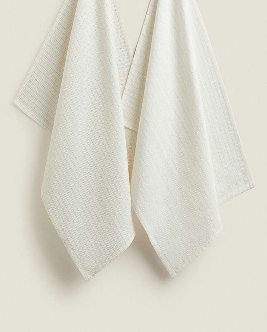 CONFEZIONE DI Strofinacci natalizi scintillanti (confezione da 2) 