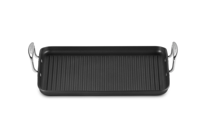 Toughened Non-Stick Ribbed Rectangular Grill