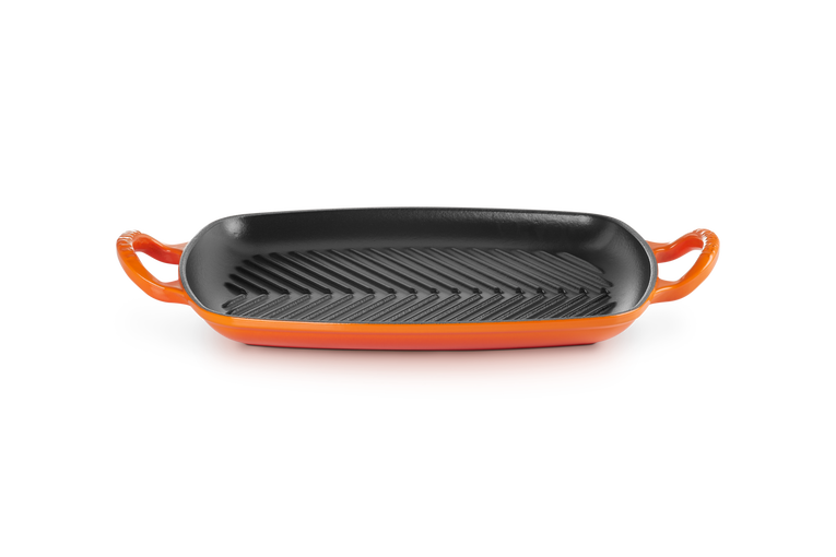 Cast Iron Shallow Rectangular Grill