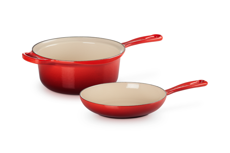 Cast Iron 2-in-1 Saucepan