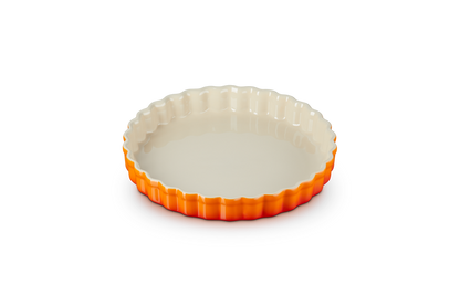 Stoneware Fluted Flan Dish