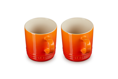 Stoneware Set of 2 Mugs