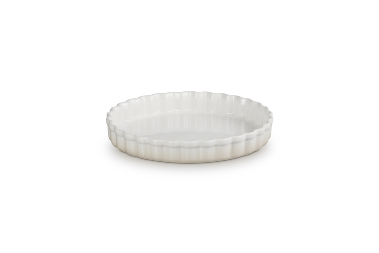 Stoneware Fluted Flan Dish