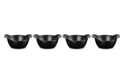 Cast Iron Gourmand Set of 4 Mini Casseroles