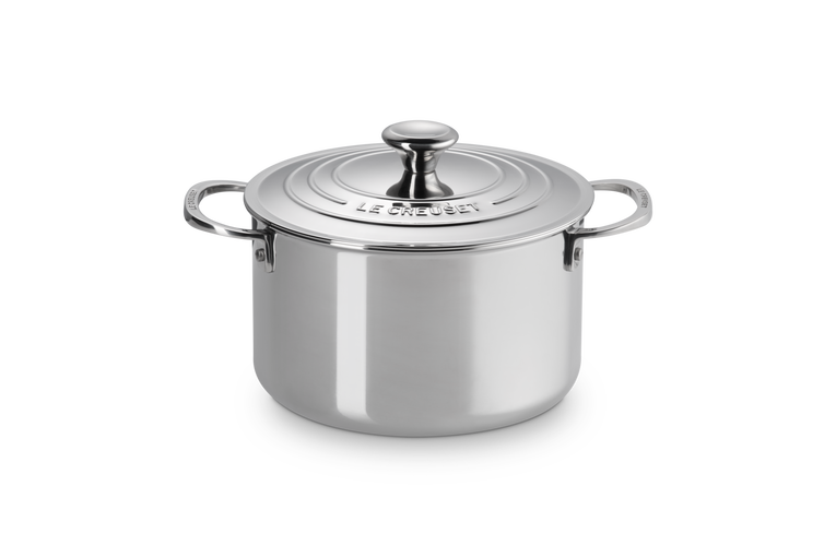 Signature Stainless Steel Deep Casserole with Lid