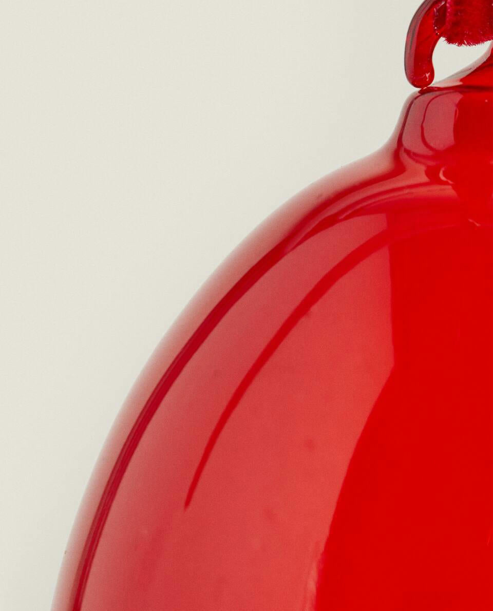 DECORACIÓN DE ARO DE CRISTAL PARA NAVIDAD 