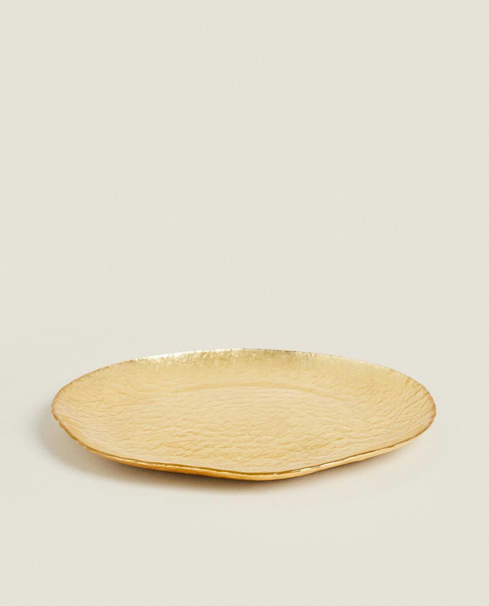 ACCESORIOS DE VIDRIO DORADO 