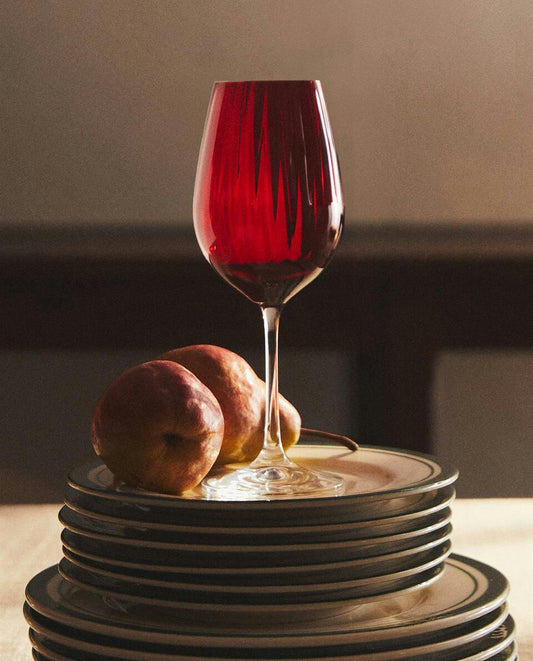 COPA FLAUTA DE COLOR CRISTALINO NAVIDEÑO 