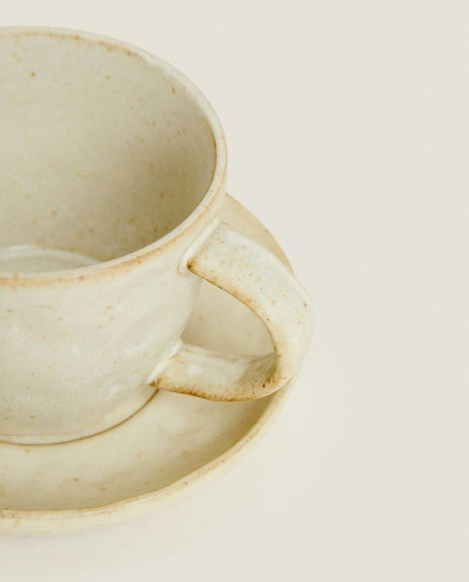 JUEGO DE DESAYUNO DE GRES TEXTURIZADO 