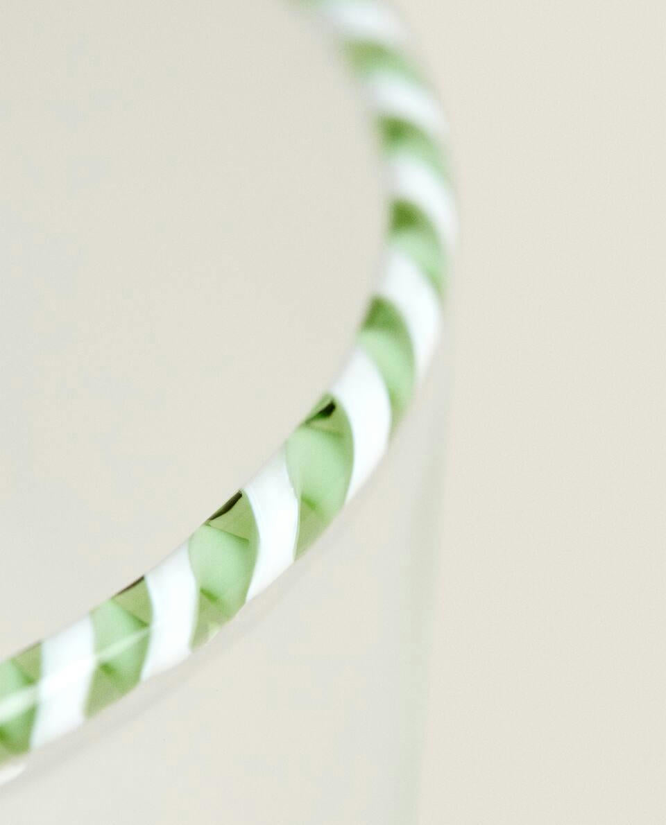 SET BICCHIERE E CIOTOLA CANDY CANE 