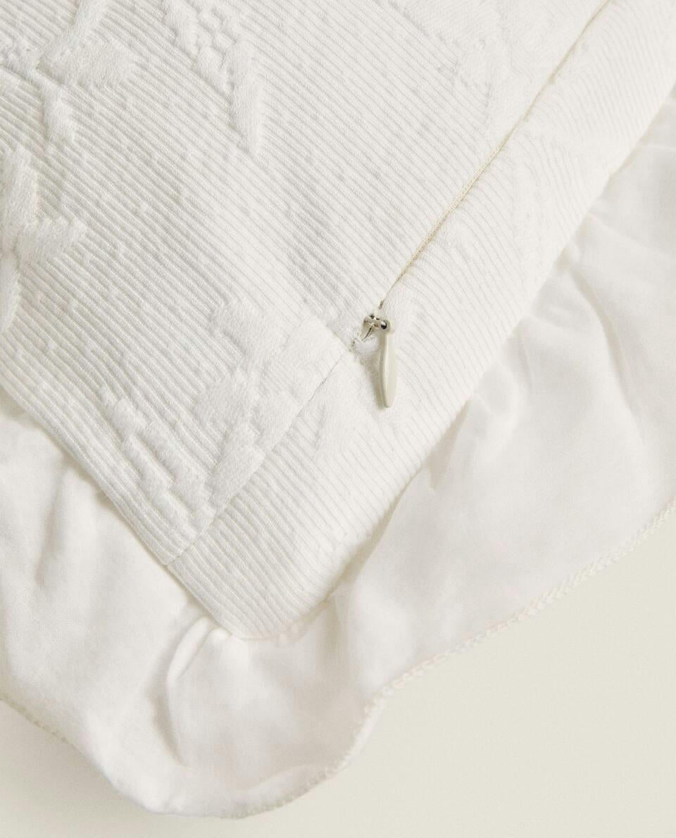 FEDERA PER CUSCINO CON VOLANT 