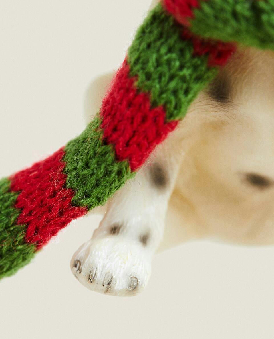 DECORACIÓN NAVIDEÑA DE RESINA DÁLMATA 