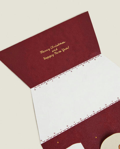 CARTOLINA DELLA CASA DI NATALE PER BAMBINI 