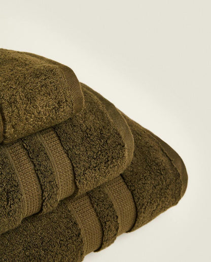 ASCIUGAMANO EXTRA MORBIDO CON DOPPIO BORDO 