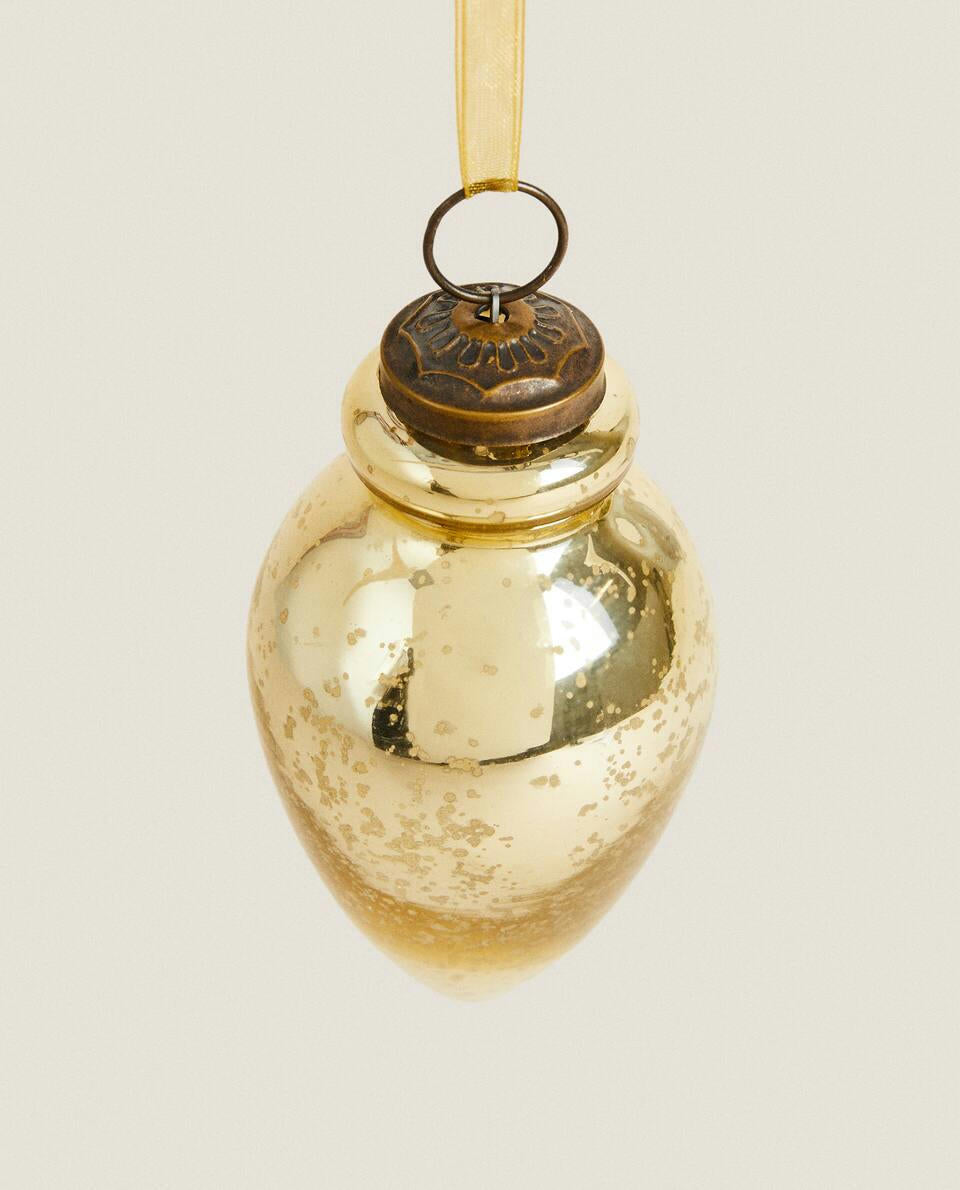 DECORACIÓN NAVIDEÑA DE GOTAS BRILLANTES 