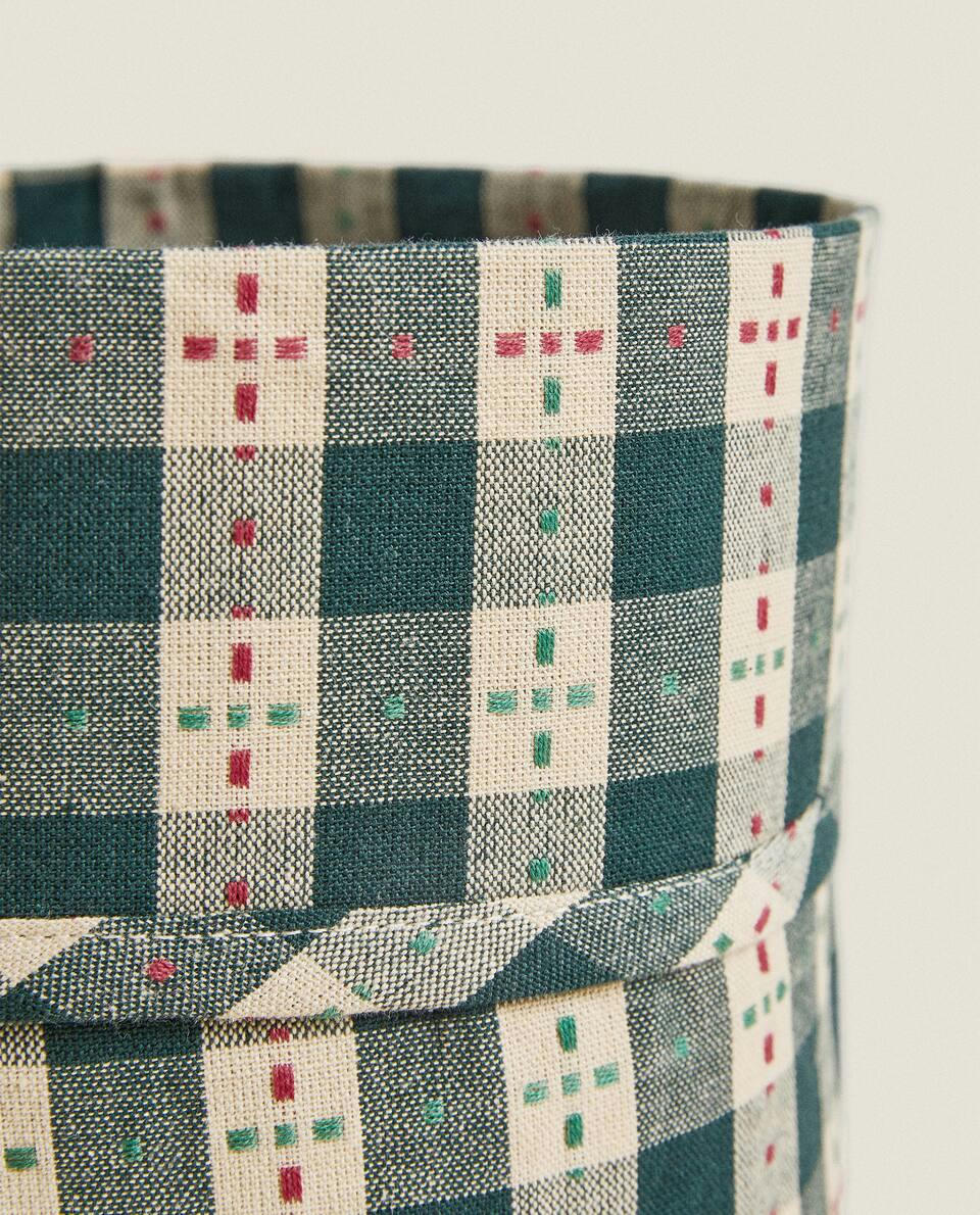 CESTA DE PAN CON CUENTA DE NAVIDAD 