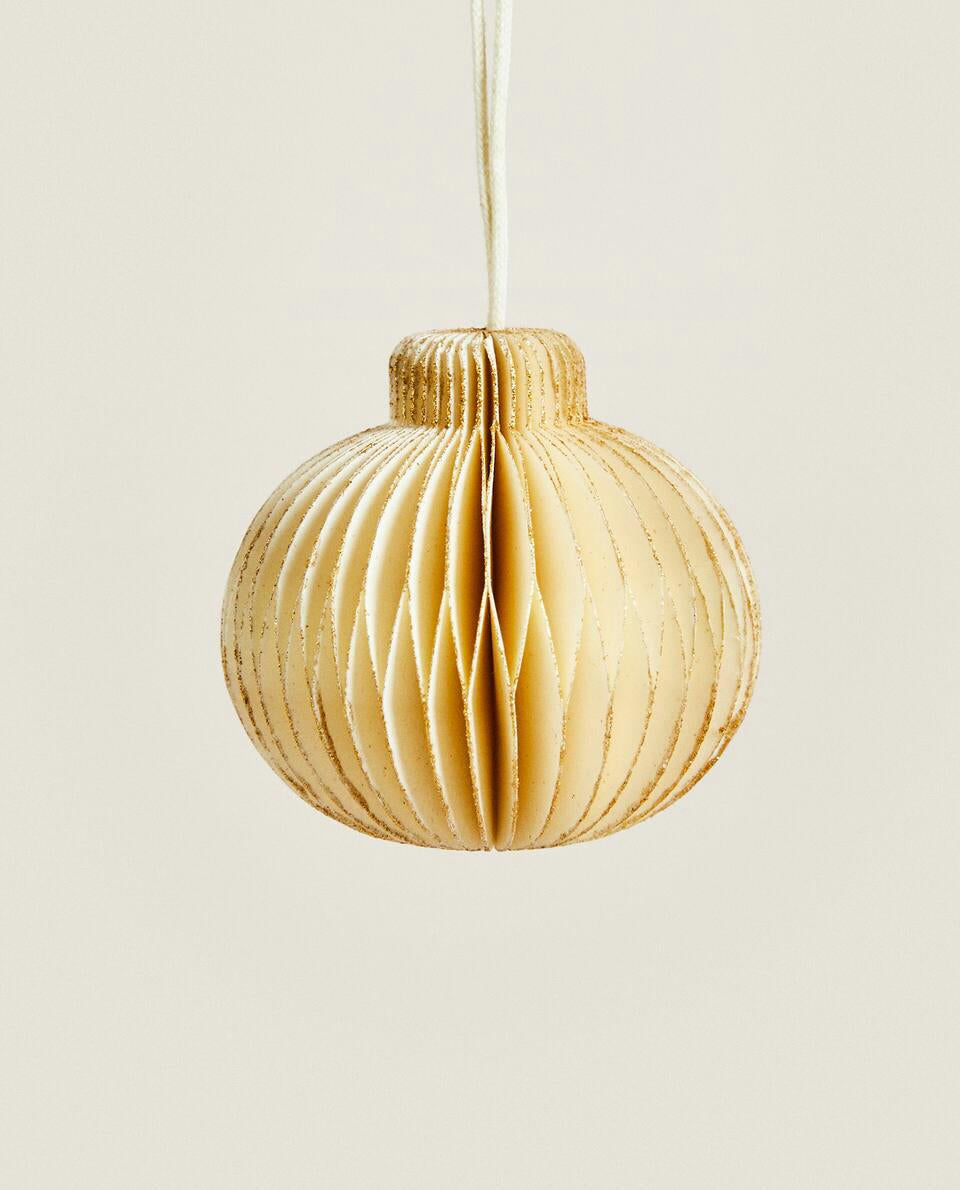 CONFEZIONE DI DECORAZIONI NATALIZIE IN CARTA (CONFEZIONE DA 6) 