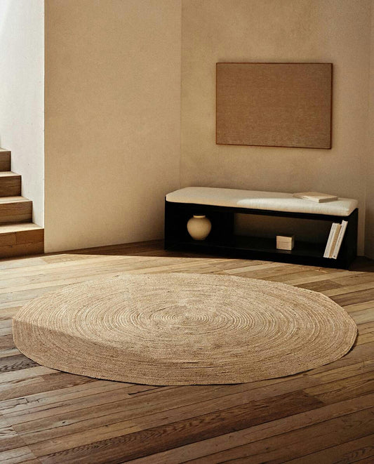 TAPPETO ROTONDO IN JUTA 
