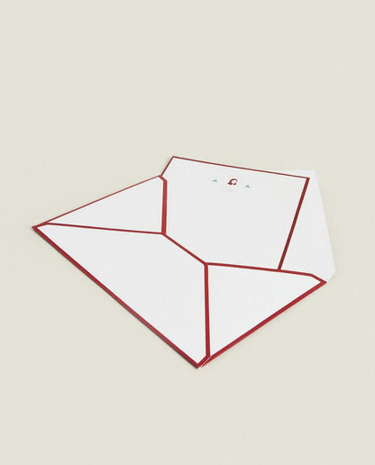 CONFEZIONE DI CARTOLINE PER BAMBINI CON CONIGLIETTO DI NATALE (CONFEZIONE DA 2) 