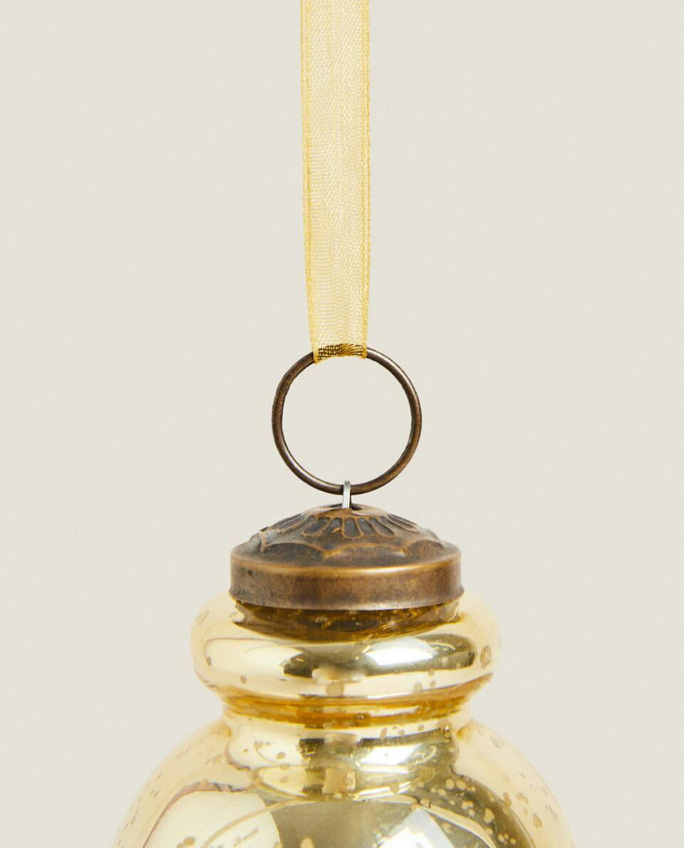 DECORACIÓN NAVIDEÑA DE GOTAS BRILLANTES 