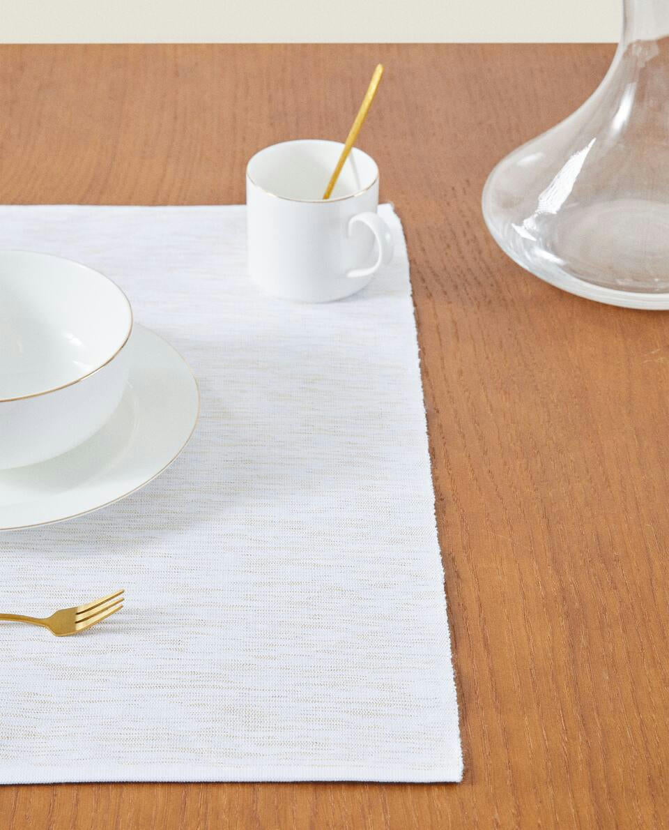 CONFEZIONE DI TOVAGLIETTE NATALIZIE GLITTERATE (CONFEZIONE DA 2) 