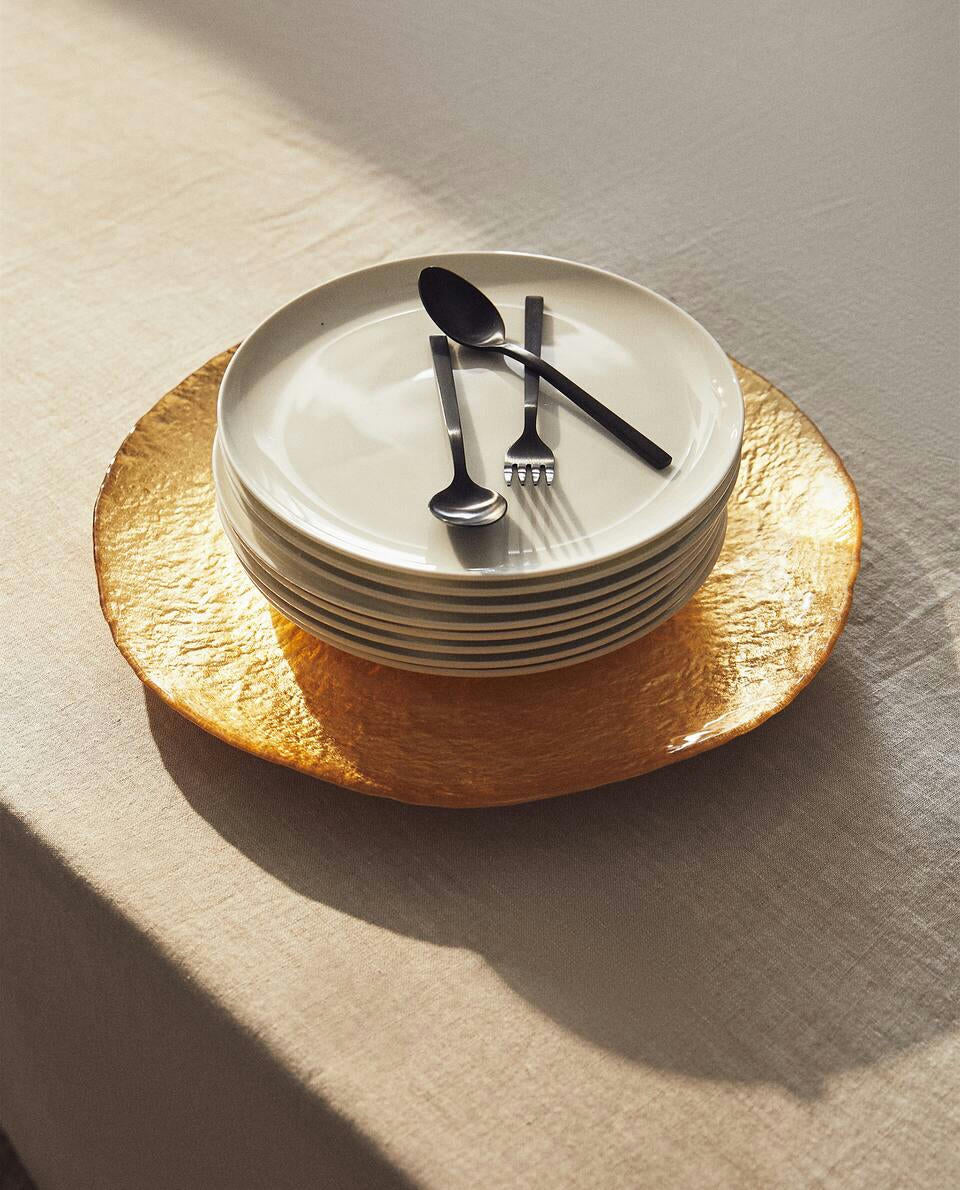 ACCESORIOS DE VIDRIO DORADO 