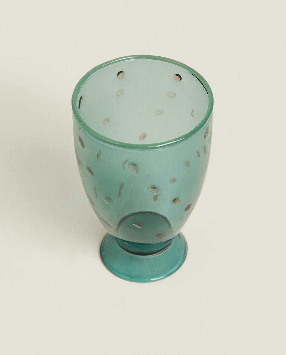 BOROSILICATE GLASS WITH DOTS