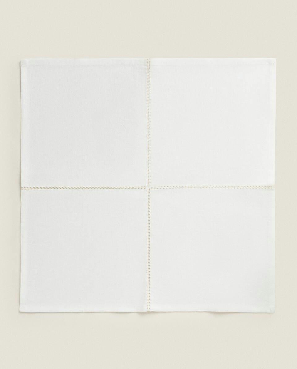 PACK OF CHRISTMAS CHAIN LINEN NAPKINS (PACK OF 2)