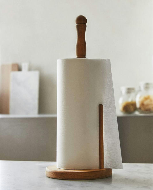 PORTAROTOLO IN LEGNO DI ACACIA 