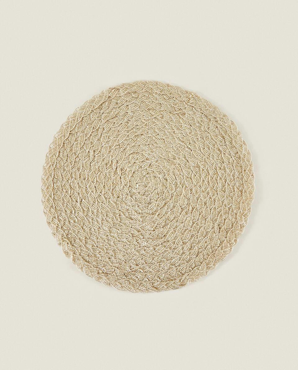 CONFEZIONE DI TOVAGLIETTE NATALIZIE INTRECCIATE (CONFEZIONE DA 2) 