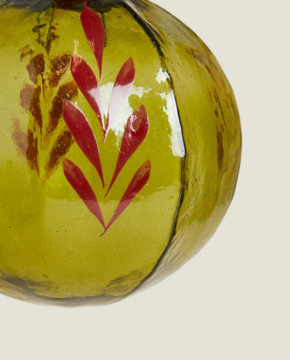 DECORAZIONE DI PALLINE DI NATALE IN VETRO 