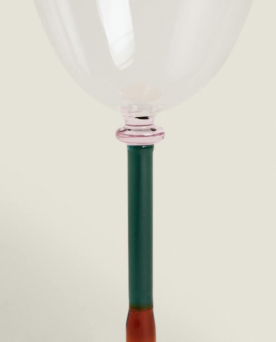 VIDRIO DE BOROSILICATO CON TALLO COLOREADO 