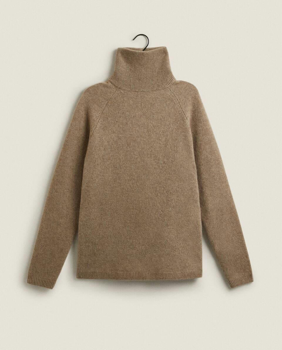 CASHMERE TURTLENECK SWEATER