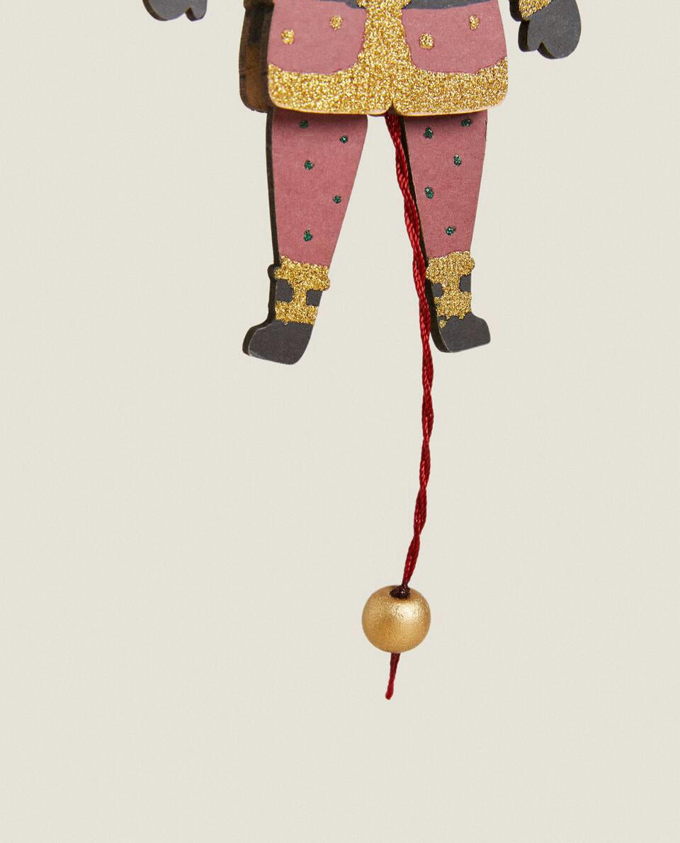 DECORACIÓN NAVIDEÑA DE PAPÁ NOEL ARTICULADA 