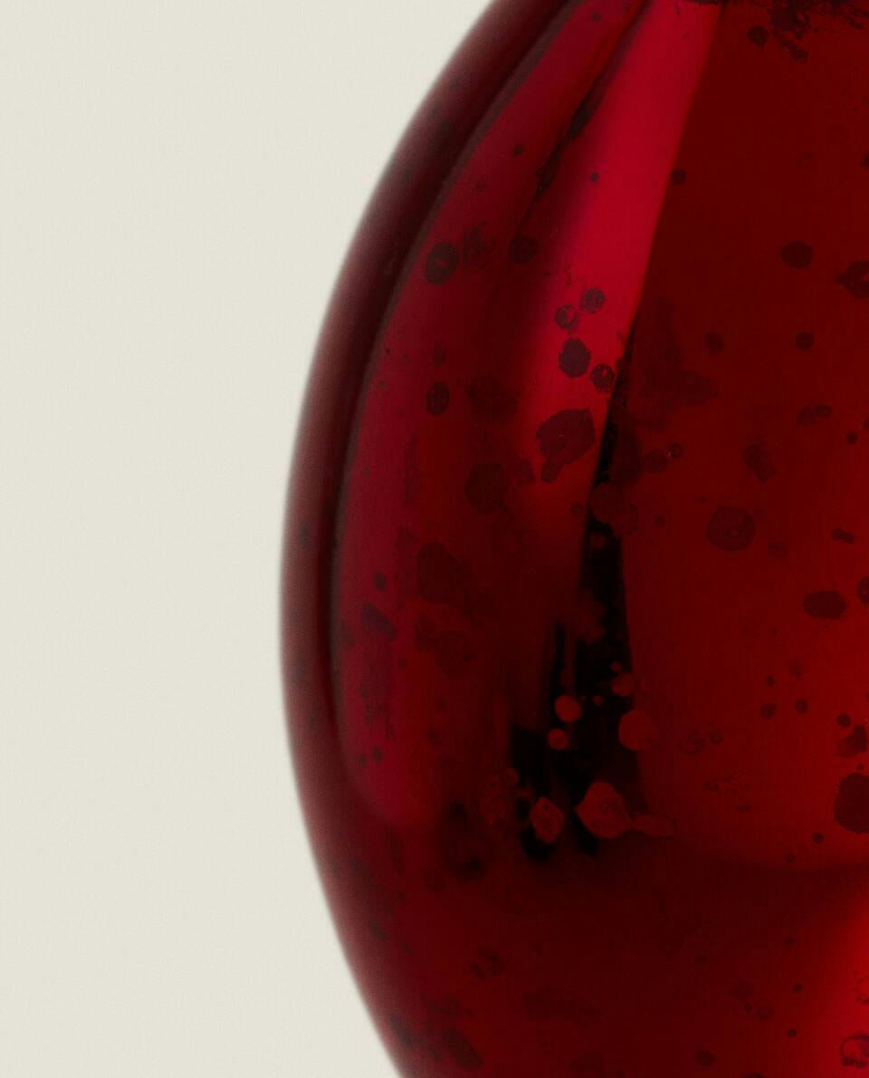 DECORAZIONE NATALIZIO A GOCCE DI VETRO 