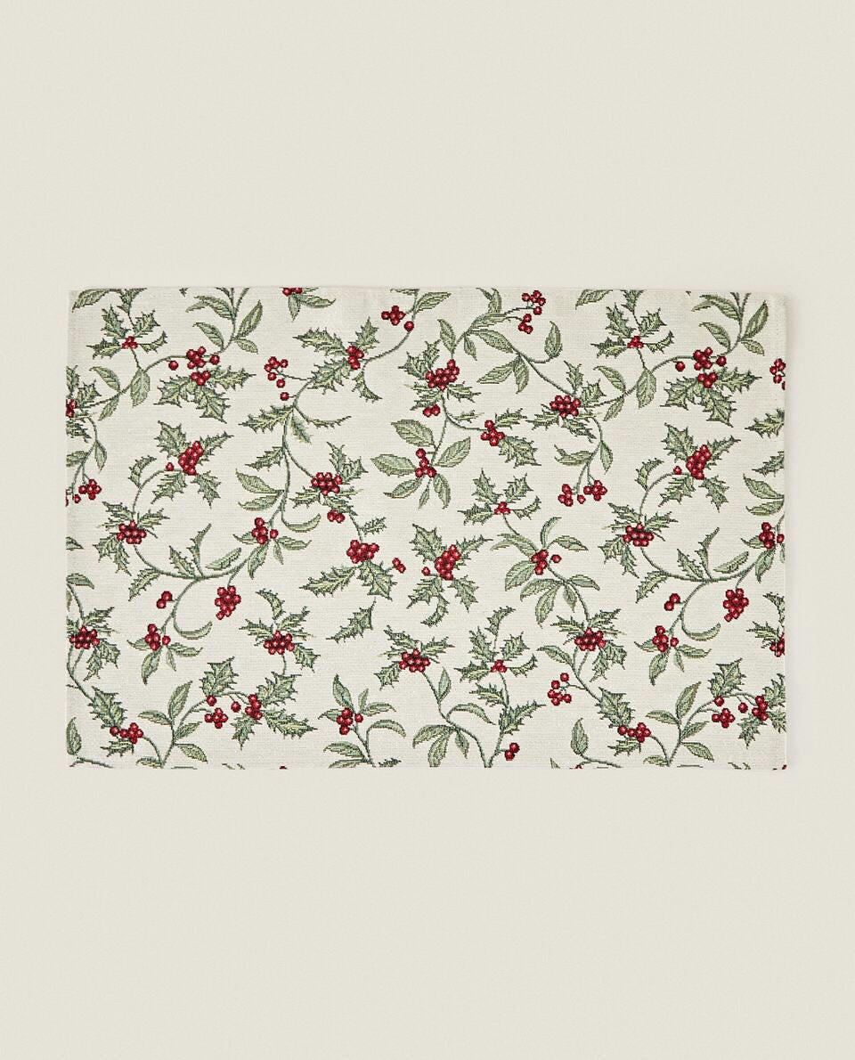 CHRISTMAS HOLLY PLACEMAT