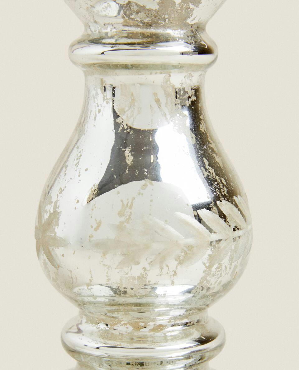 Candelabro de cristal geométrico 