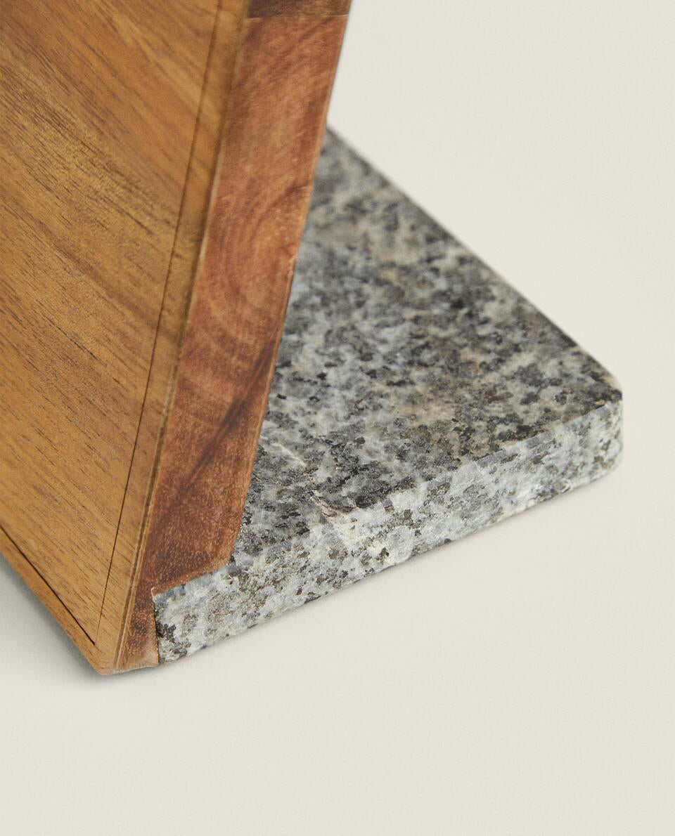 PORTA CUCHILLOS MAGNÉTICO DE MADERA 