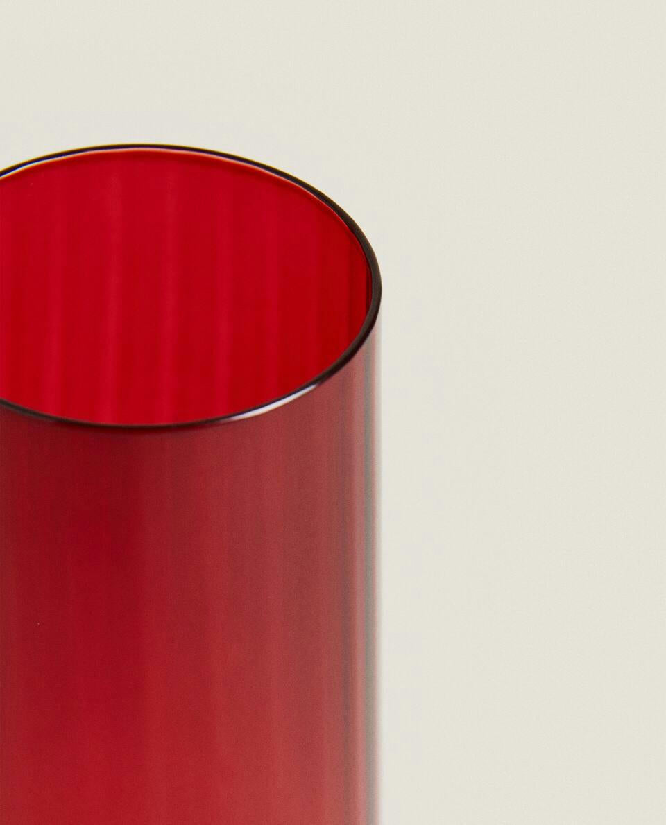 COPA FLAUTA DE COLOR CRISTALINO NAVIDEÑO 