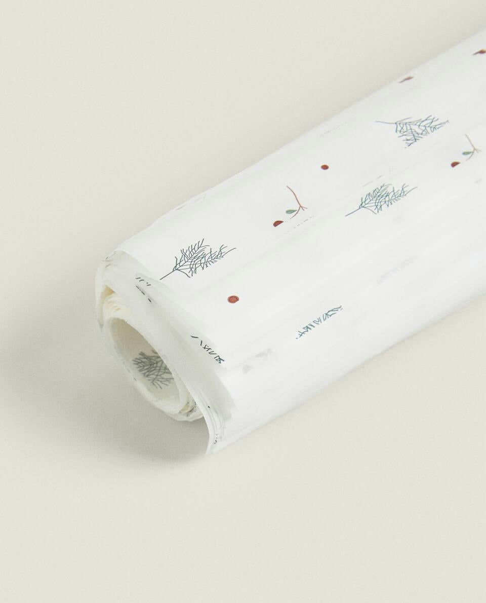 CONFEZIONE DI CARTA DA FORNO AL VISCHIO DI NATALE (CONFEZIONE DA 20) 