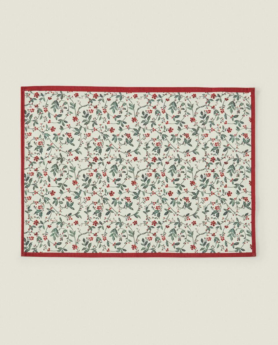 CONFEZIONE DI Strofinacci in cotone con motivo natalizio (confezione da 2) 