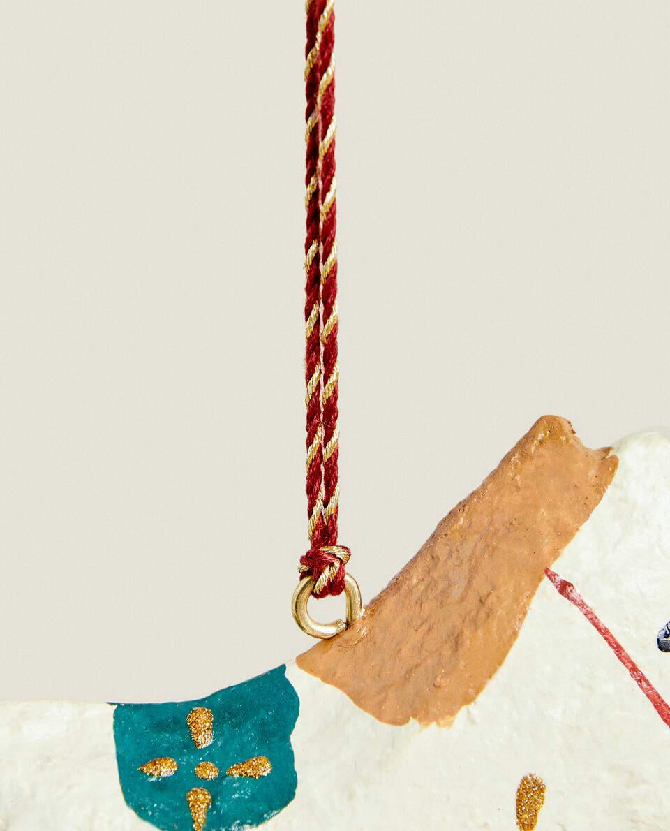 DECORACIÓN NAVIDEÑA DE CABALLITO BALANCÍN 