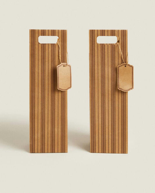 CONFEZIONE DI SACCHETTI REGALO PER VINO 