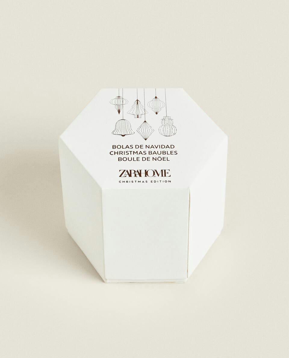 CONFEZIONE DI DECORAZIONI NATALIZIE IN CARTA (CONFEZIONE DA 12) 