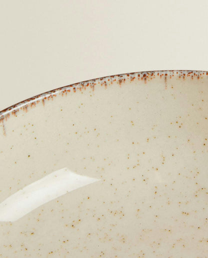 CIOTOLA IN PORCELLANA CON BORDO FINITURA ANTICATA 