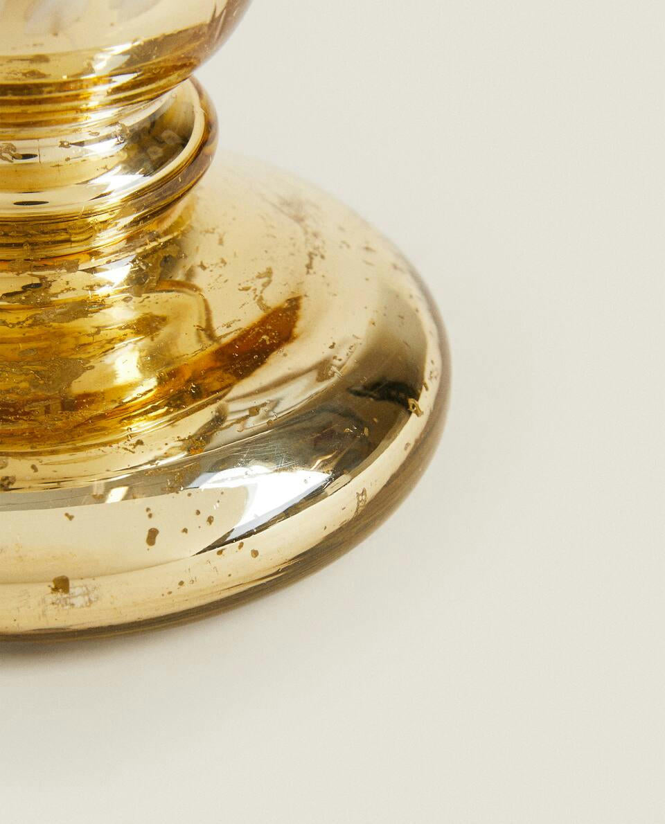 Candelabro de cristal geométrico 