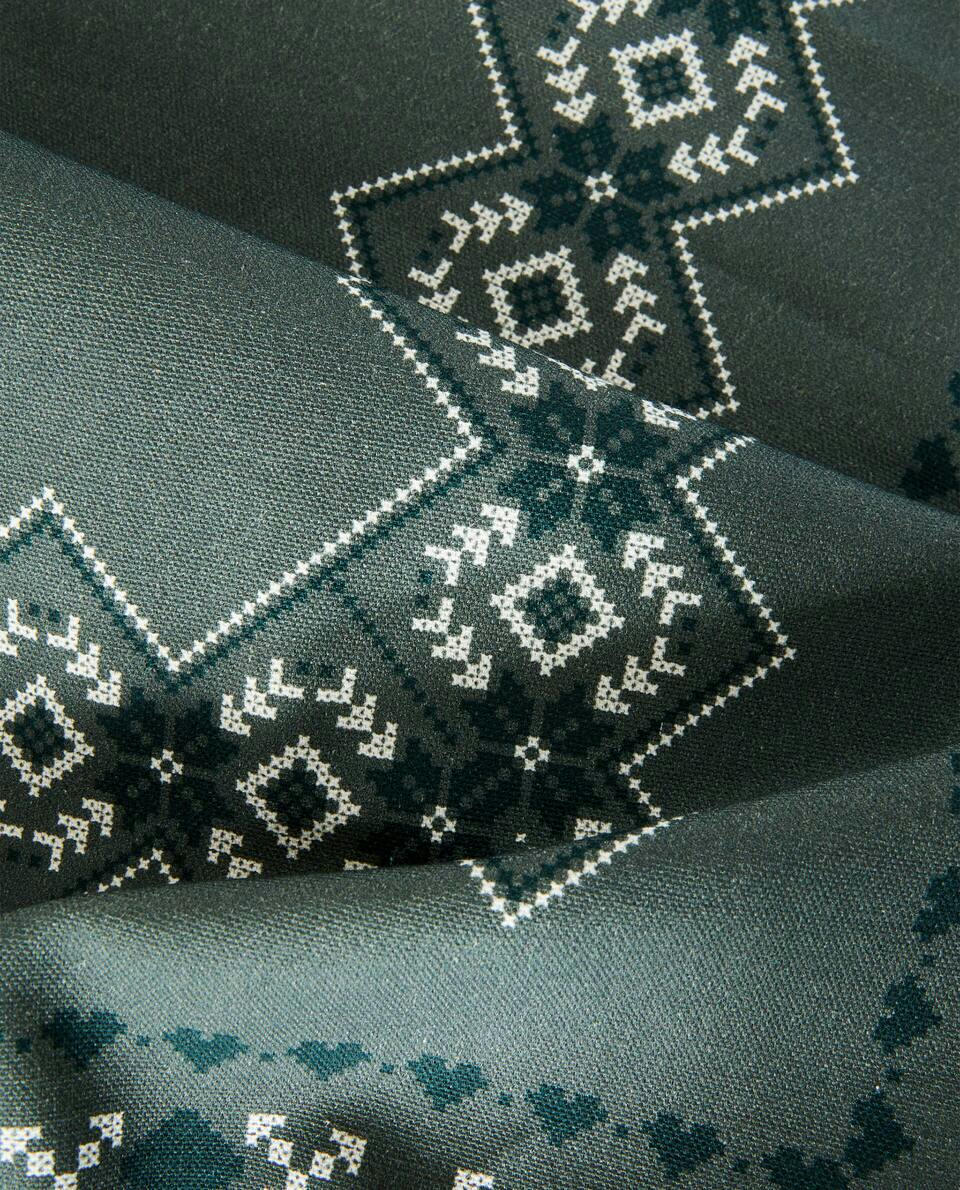 TOVAGLIA DI COTONE A PUNTO CROCE DI NATALE 