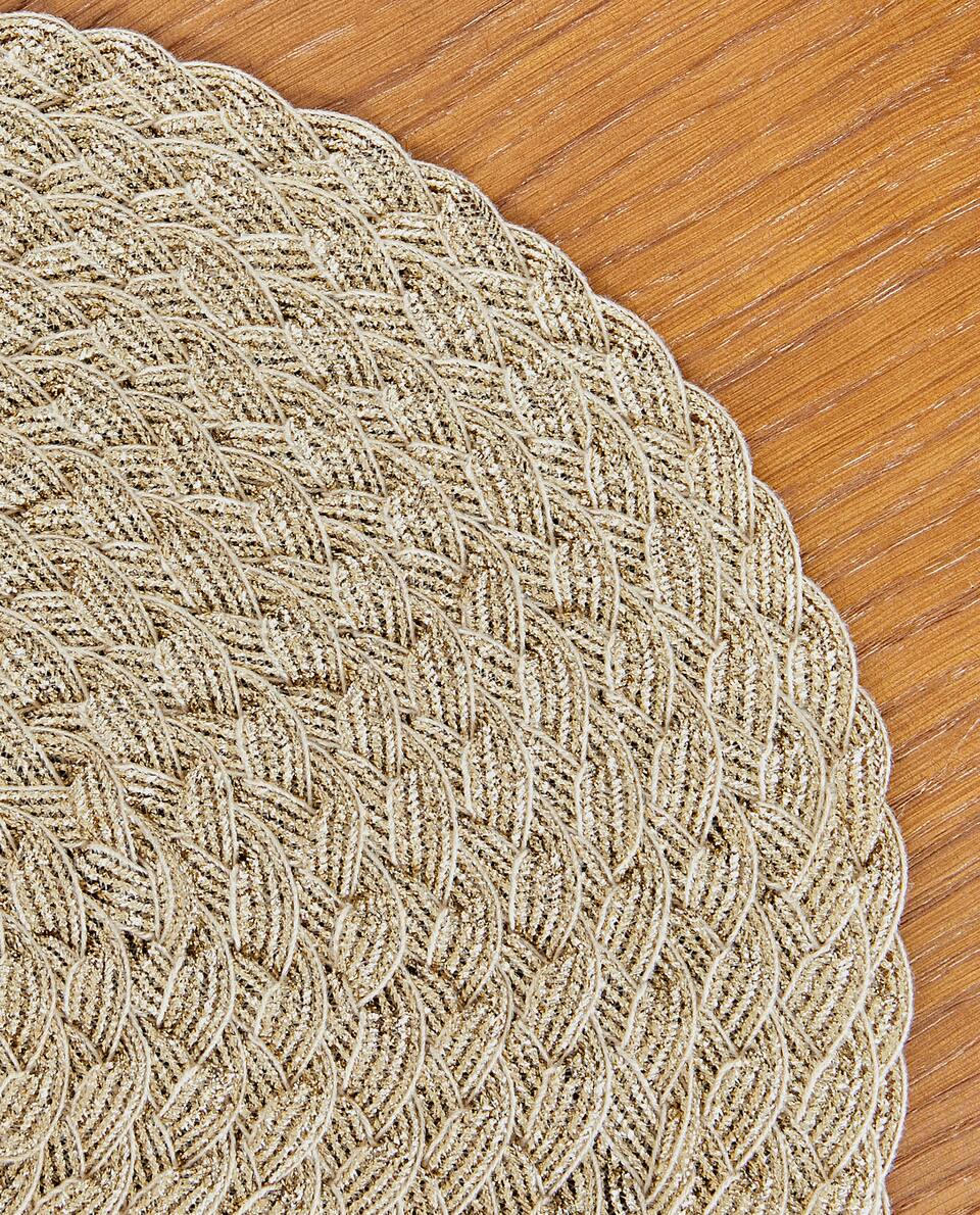 CONFEZIONE DI TOVAGLIETTE NATALIZIE INTRECCIATE (CONFEZIONE DA 2) 