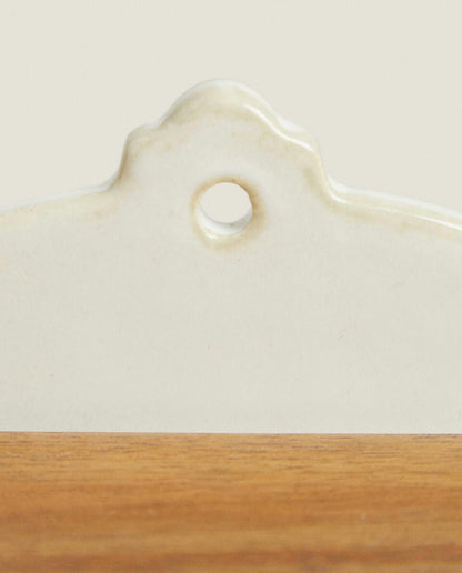 SALIERA IN CERAMICA CON COPERCHIO IN LEGNO 