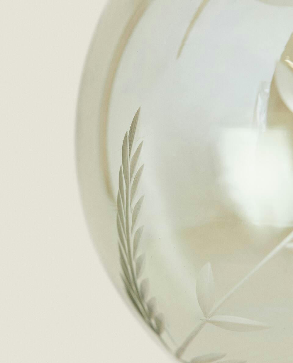 DECORACIÓN DE RAMAS DE NAVIDAD DE VIDRIO 